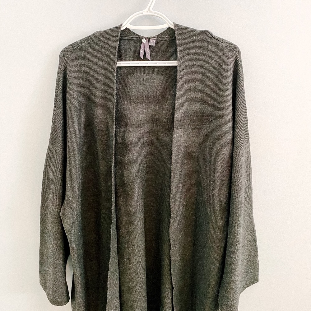 Charcoal Kit Oversized Cardigan